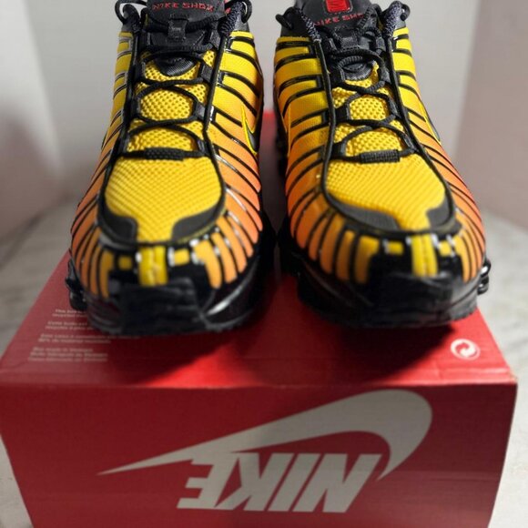 Nike Shox TL Shoes Black University Red Amarillo AV3595-004 Sz:12 | NWB no lid - Picture 4 of 11